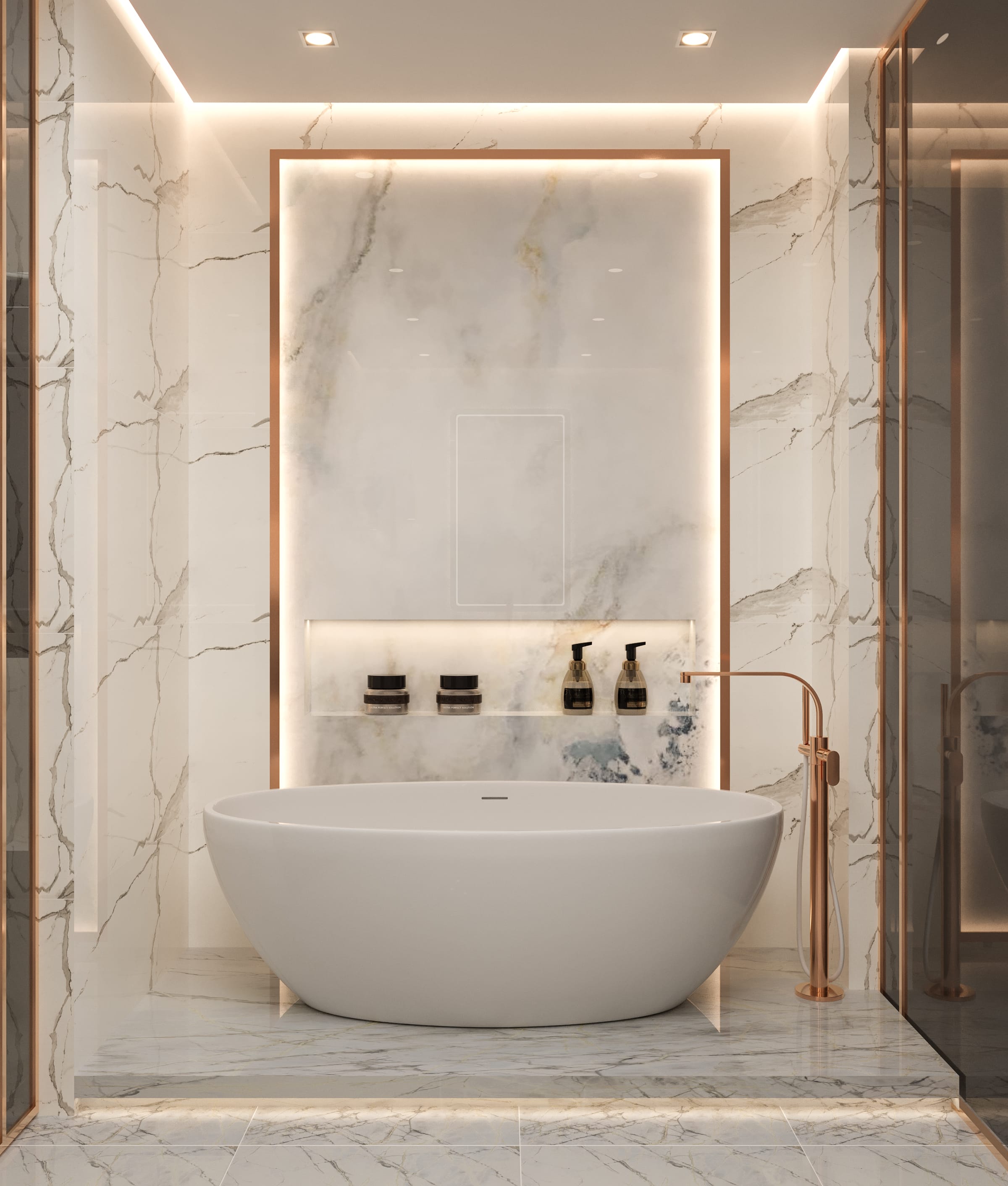 Ankara White Marble Suite